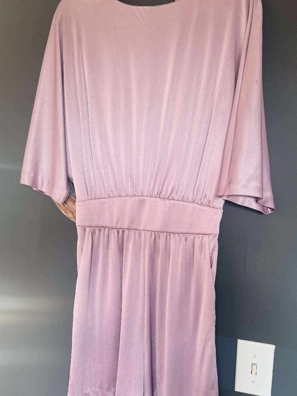 Halston Satin Romper
